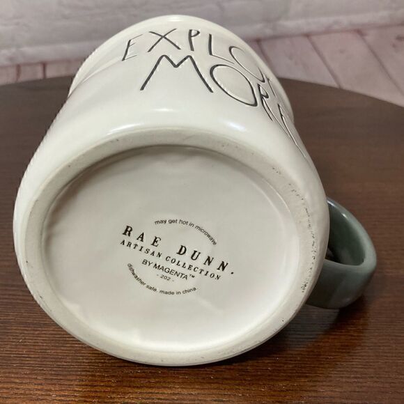 New RAE DUNN ARTISAN COLLECTION MUG “explore more” - Picture 3 of 6